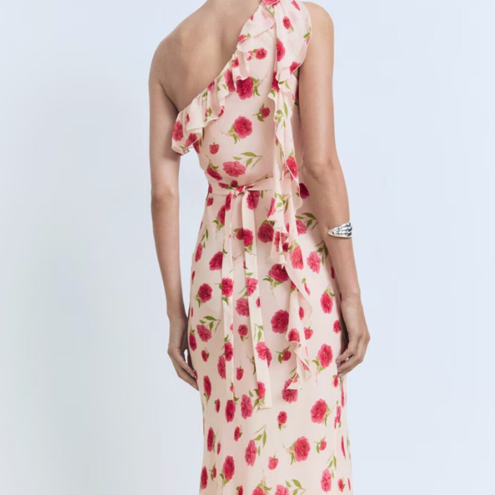Mango Floral Ruffled Dress - Picture 5 of 9